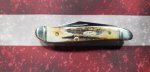 Genuine Case XX Fluted Stag Peanut Pocket Knife in Tin (image for) Genuine Case XX Fluted Stag Peanut Pocket Knife in Tin