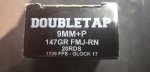DoubleTap 9mm +P Ammo (image for) DoubleTap 9mm +P Ammo