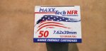Maxx Tech NFR 7.62x39 Ammo (image for) Maxx Tech NFR 7.62x39 Ammo